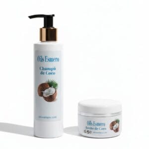 Pack de Coco (Champú + Aceite) – Para Cabello Seco y con Encrespamiento